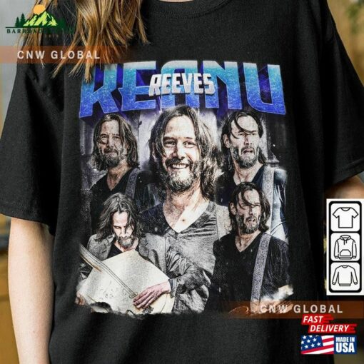 Keanu Reeves Movie Shirt Dogstar Band 90S Y2k Vintage Retro Bootleg Sweatshirt T-Shirt Classic