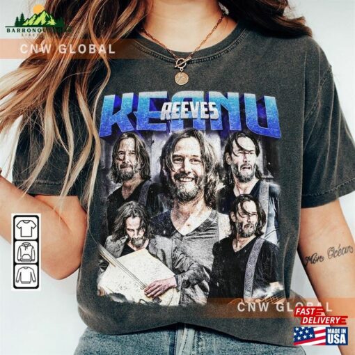 Keanu Reeves Movie Shirt Dogstar Band 90S Y2k Vintage Retro Bootleg Sweatshirt T-Shirt Classic