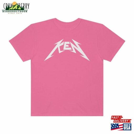 Ken Barbie Metallica Band Tee Unisex Movie 2023 Kenergy Short Sleeve T-Shirt Sweatshirt Hoodie