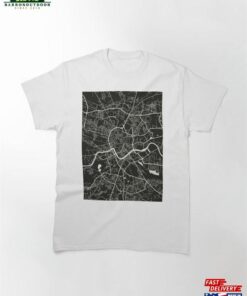 Krakow Dark Map City Of Minimalist Hoodie Sweatshirt