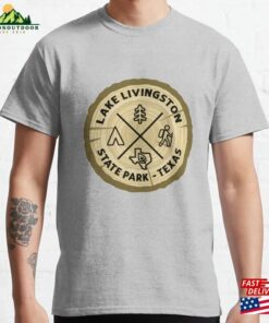 Lake Livingston State Park Log Slice Classic T-Shirt Unisex Lake Livingston State Park Log Slice Classic T-Shirt Unisex