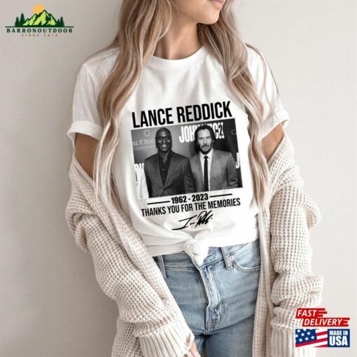 Lance Reddick Rest In Peace Shirt Fan T-Shirt Thank You For The Memories 1962 Classic