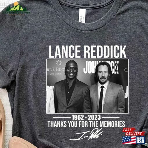 Lance Reddick Rest In Peace Shirt Fan T-Shirt Thank You For The Memories 1962 Classic