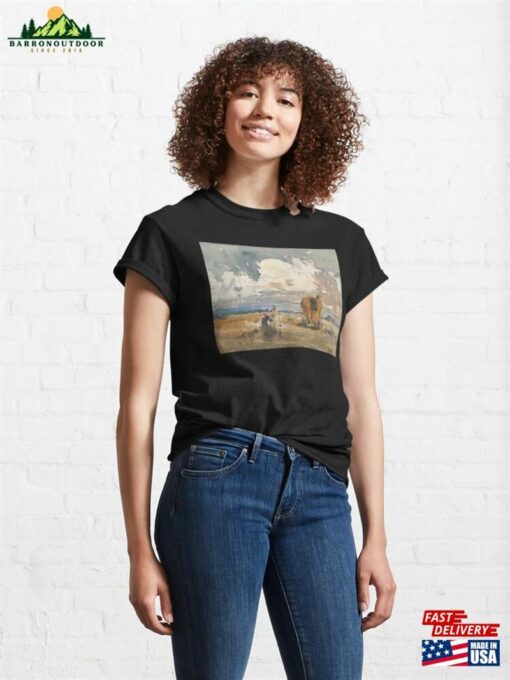 Landscape With Gypsies And Wagon Classic T-Shirt Hoodie