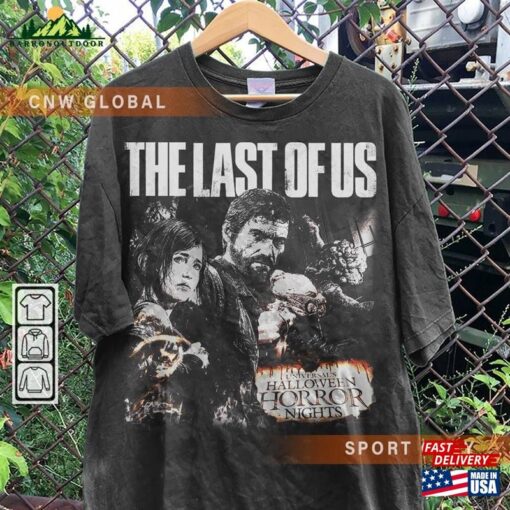 Last Of Us Movie Shirt Halloween Horror Nights 2023 The Vintage 90S Y2k Classic Hoodie