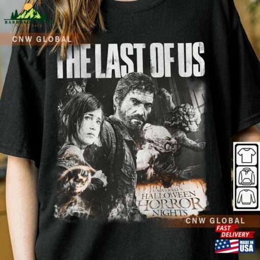 Last Of Us Movie Shirt Halloween Horror Nights 2023 The Vintage 90S Y2k Classic Hoodie