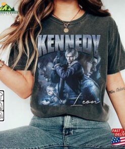 Leon Kennedy Vintage Shirt Resident Evil Series 2 4 Retro 90S Style Sweatshirt T-Shirt Leon Kennedy Vintage Shirt Resident Evil Series 2 4 Retro 90S Style Sweatshirt T-Shirt