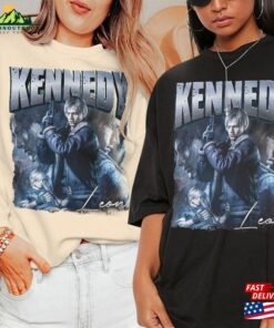 Leon Kennedy Vintage Shirt Resident Evil Series 2 4 Retro 90S Style Sweatshirt T-Shirt