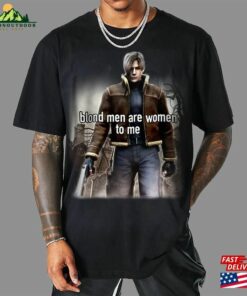 Leon Kennedy Vintage T-Shirt Resident Evil Series 2 4 Retro 90S Style Sweatshirt Hoodie