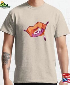 Lesbian Pride Teeth Classic T-Shirt Unisex