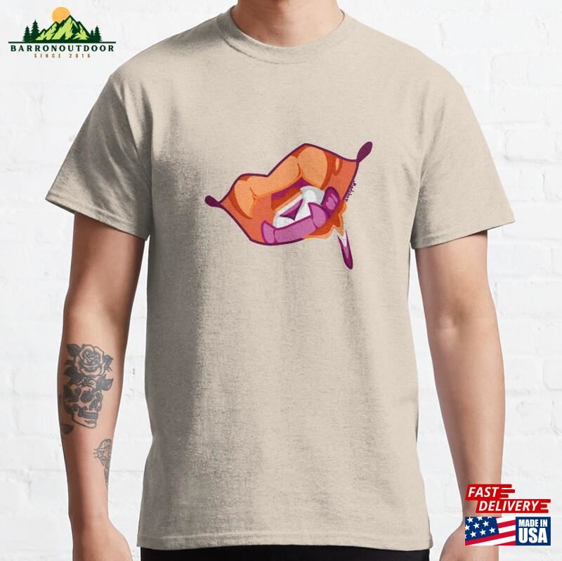 Lesbian Pride Teeth Classic T-Shirt Unisex Lesbian Pride Teeth Classic T-Shirt Unisex