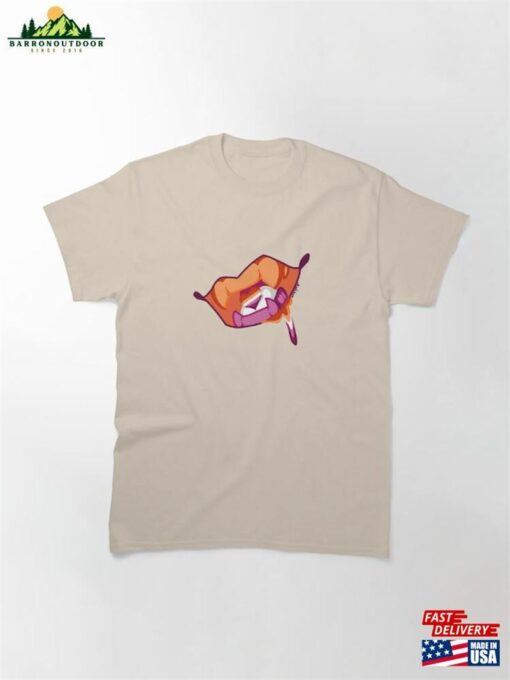 Lesbian Pride Teeth Classic T-Shirt Unisex
