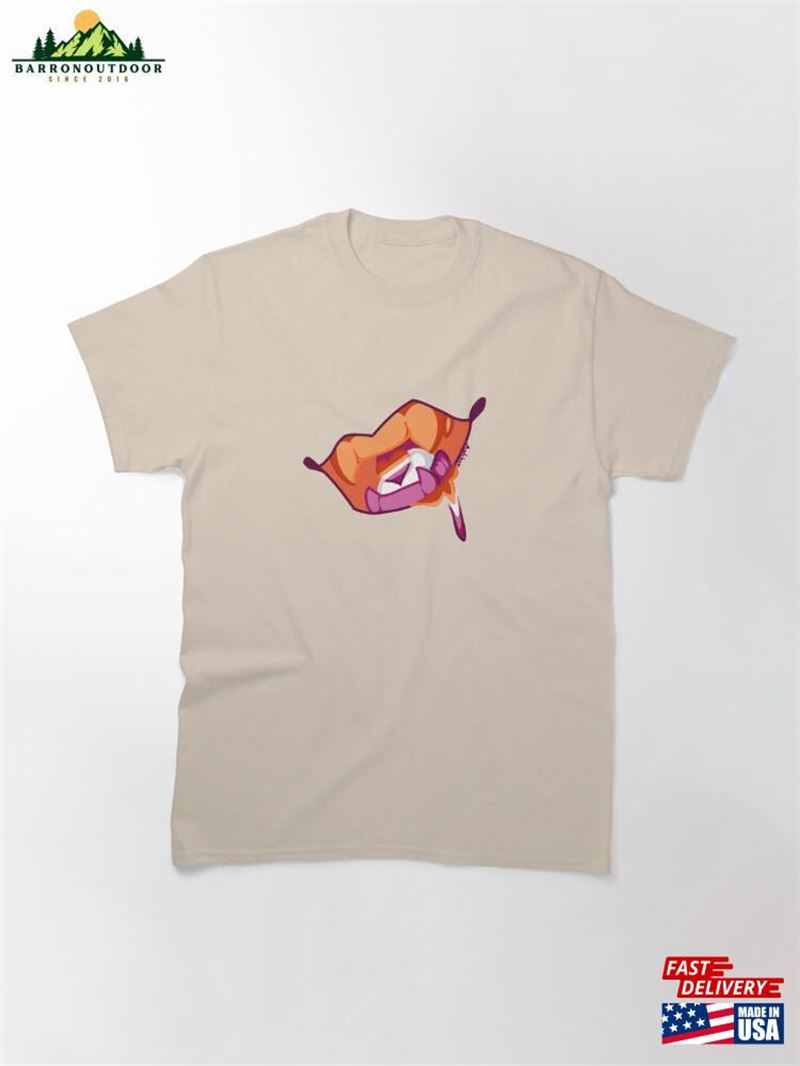 Lesbian Pride Teeth Classic T-Shirt Unisex Lesbian Pride Teeth Classic T-Shirt Unisex