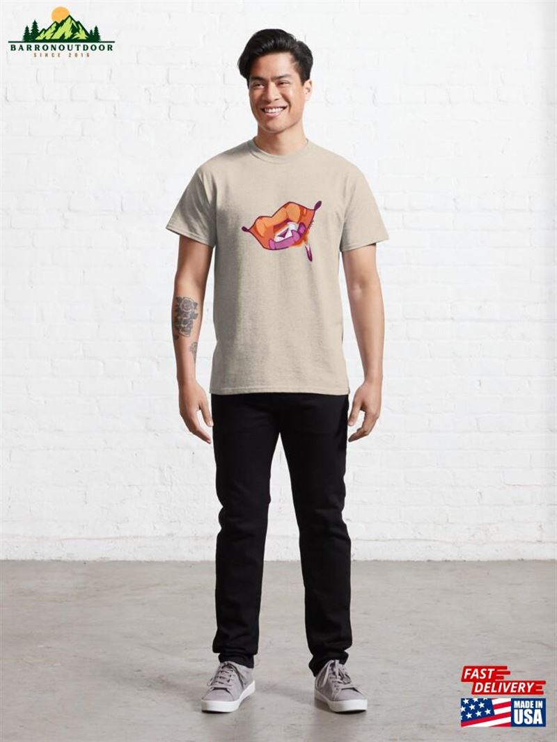Lesbian Pride Teeth Classic T-Shirt Unisex Lesbian Pride Teeth Classic T-Shirt Unisex