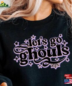 Lets Go Ghouls Shirt Vintage Halloween Retro Fall Tee T-Shirt Unisex