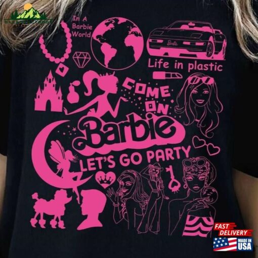 Let’s Go Party Barbie 2023 T-Shirt Movie Shirt Unisex