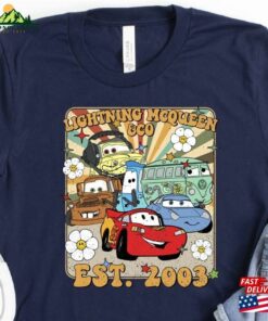Lighting Mcqueen Co Est 2023 Shirt Disney Cars T-Shirt Classic