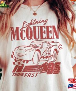 Lightning Mcqueen Shirt Vintage Disney Cars Comfort Colors Radiator Springs Sweatshirt Unisex