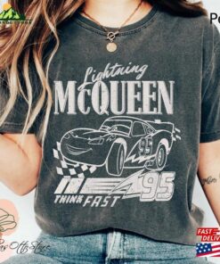 Lightning Mcqueen Shirt Vintage Disney Cars Comfort Colors Radiator Springs Sweatshirt Unisex