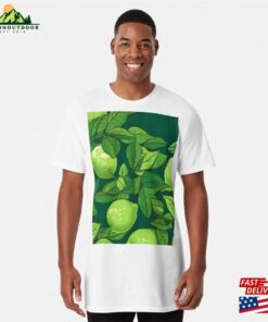 Limes Seamless Pattern Long T-Shirt Hoodie Unisex