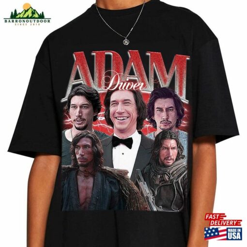 Limited Adam Driver Vintage T-Shirt Actor Movie 2023 Shirt Retro Classic Tee Sweatshirt