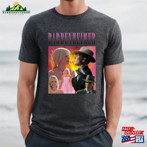 Limited Barbenheimer 2023 T-Shirt Gift For Women And Man Unisex Barbie Classic