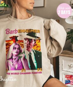 Limited Barbenheimer Vintage T-Shirt Shirt Come On Baby Lets Go Party Hoodie Unisex