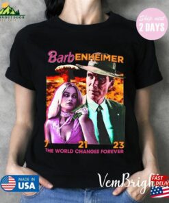 Limited Barbenheimer Vintage T-Shirt Shirt Come On Baby Lets Go Party Hoodie Unisex