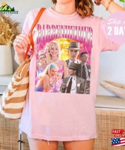 Limited Barbenheimer Vintage T-Shirt Shirt Come On Baby Lets Go Party Unisex Classic