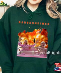 Limited Barbenheimer Vintage T-Shirt Shirt Come On Baby Lets Go Party Unisex Hoodie