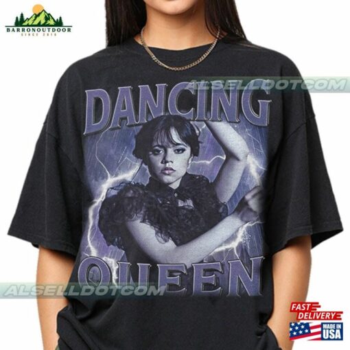 Limited Dancing Queen Wednesday Addams Vintage T-Shirt Gift For Women And Man Unisex Hoodie Classic