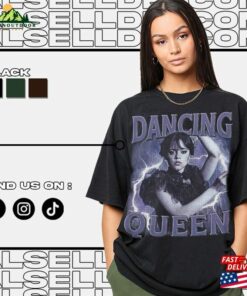 Limited Dancing Queen Wednesday Addams Vintage T-Shirt Gift For Women And Man Unisex Hoodie Classic
