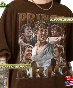 Limited Prince Eric The Little Mermaid Vintage T-Shirt Gift For Women And Man Unisex