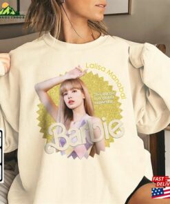 Lisa Kpop Shirt Blackpink Sweatshirt Barbie Vintage Retro Graphic Tee Music Unisex Gifts Fan Hoodie