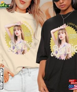 Lisa Kpop Shirt Blackpink Sweatshirt Barbie Vintage Retro Graphic Tee Music Unisex Gifts Fan Hoodie Classic