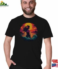 Little Mermaid Retrowave Shirt Unisex Graphic Tee Movie T-Shirt Hoodie