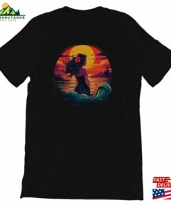 Little Mermaid Retrowave Shirt Unisex Graphic Tee Movie T Shirt Hoodie 3