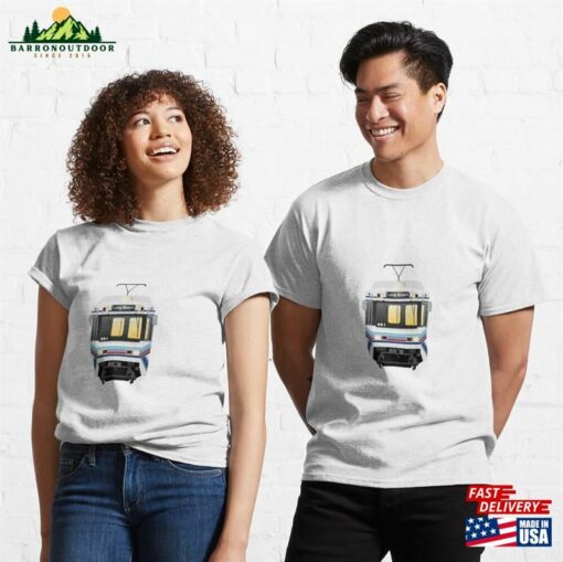 Los Angeles Metro Rail Nippon Sharyo P865 P2020 Train (Vintage Stripes 1) Classic T-Shirt Hoodie