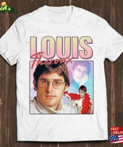 Louis Theroux Bbc 80S Tv Series Homage Parody Classic Retro Film Gamer Cult Meme Movie Music Cool Gift Tee T-Shirt Hoodie