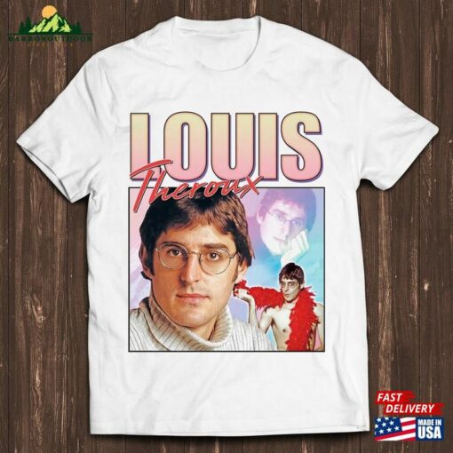 Louis Theroux Bbc 80S Tv Series Homage Parody Classic Retro Film Gamer Cult Meme Movie Music Cool Gift Tee T-Shirt Hoodie