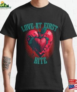 Love At First Bite Design Unleash Your Culinary Passion Classic T-Shirt Sweatshirt