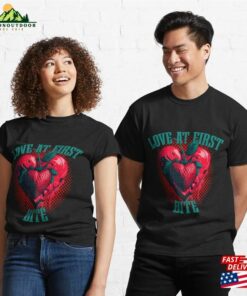 Love At First Bite Design Unleash Your Culinary Passion Classic T-Shirt Sweatshirt