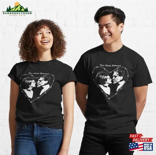 Lovers Gifts Make For Halloween Puca A Scream With Frankenstein Amp His Bride In 2023 Classic T-Shirt Hoodie