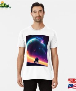 Lovers On A Galactic Vacation Premium T-Shirt Unisex Sweatshirt