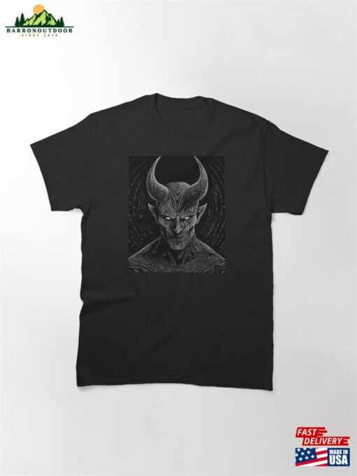 Lucifer Satan Devil Demon Prince Of Darkness Classic T-Shirt Unisex