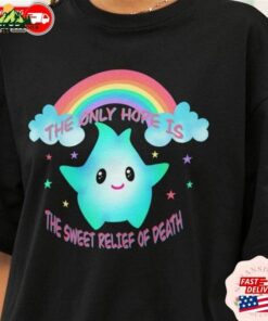 Lumalee No Sunshine Just Darkness Rainbow Shirt Super Mario Blue Luna Star T-Shirt Unisex Lumalee No Sunshine Just Darkness Rainbow Shirt Super Mario Blue Luna Star T-Shirt Unisex