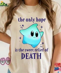 Luna Star The Only Hope Is Sweet Relief Death Shirt Super Mario 2023 Movie Classic Hoodie