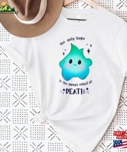 Luna Star The Only Hope Is Sweet Relief Of Death Shirt 2023 Movie Lumalee Blue Sweatshirt T-Shirt