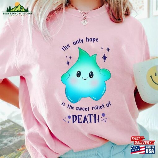 Luna Star The Only Hope Is Sweet Relief Of Death T-Shirt 2023 Movie Lumalee Blue Hoodie