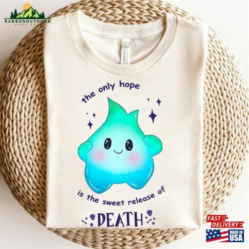 Luna Star The Only Hope Is Sweet Relief Of Death T-Shirt 2023 Movie Lumalee Blue Sweatshirt